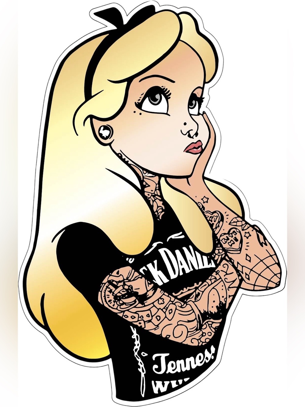 Alice in Wonderland 3” Vinyl Die Cut Sticker